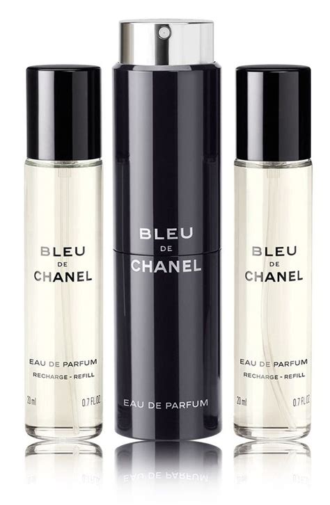 chanel bleu de chanel eau de parfum travel spray set|chanel bleu de eau.